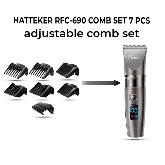 hair clipper adjustable comb set hatteker clipper guard attachments 7 pcs