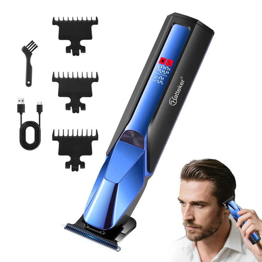 Hatteker HT-6133 Cordless Professional Hair Clippers for Men Rechargeable, Quiet Motor,Ideal for Home & Barber Use