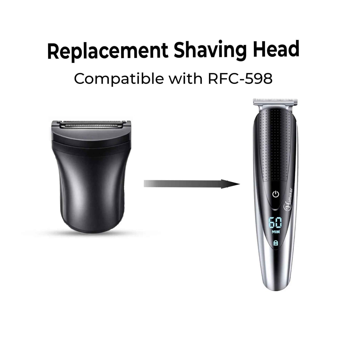 Foil Shaver Replacement Head for Hatteker RFC-598 – Precision Foil Blade Spare Part for Smooth Shaving