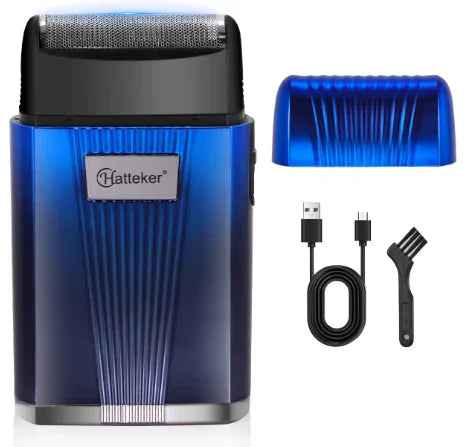 HATTEKER HT-931 MINI Men's Electric Shaver Beard Trimmer Shaving Portable Facial Grooming Shaving