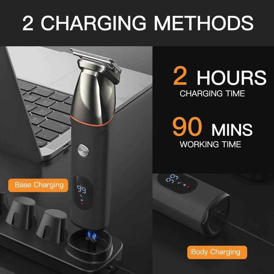 ELECTRIC hair clipper waterproof 5 in1 professional trimmer razor beard body hair cutting