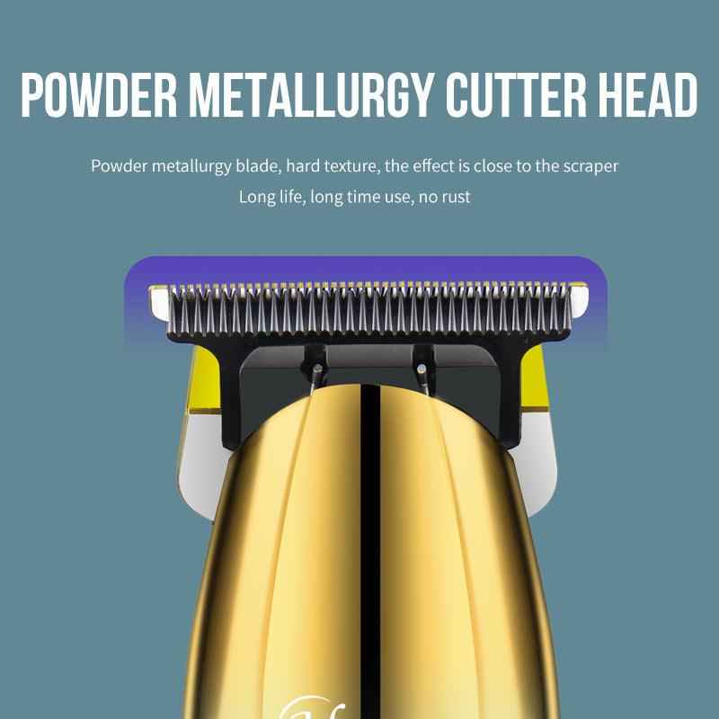 HATTEKER cordless men hair trimmer professional beard electric hair clipper rechargeable