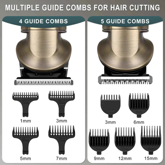 HATTEKER all in one electric hair trimmer 7 blades hair clipper body hair removal baber haircut machine nose