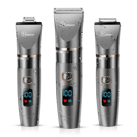 HATTEKER 3 in 1 Professional Hair Clipper Waterproof RFC-69031
