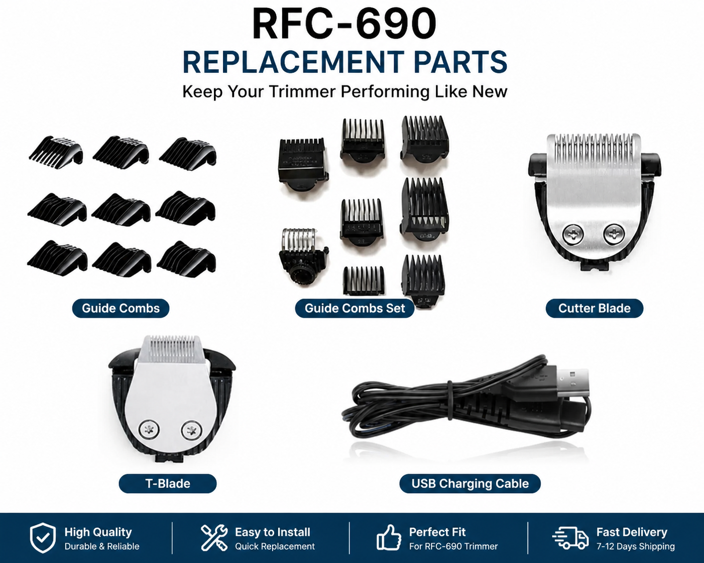 Hatteker RFC-690 Spare Parts