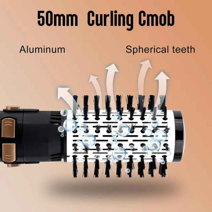 4-in-1 Air Hair Styler - Hair Dryer, Curler, Hot Comb & Straightener