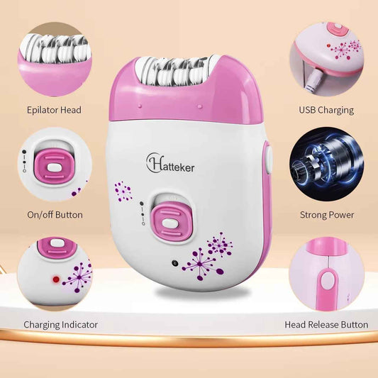 Mini Portable USB Rechargeable Epilator for Women | Hair Removal