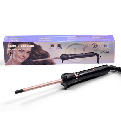 Hatteker Negative Ion 9mm Curling Iron & Hair Roller Styling Tool