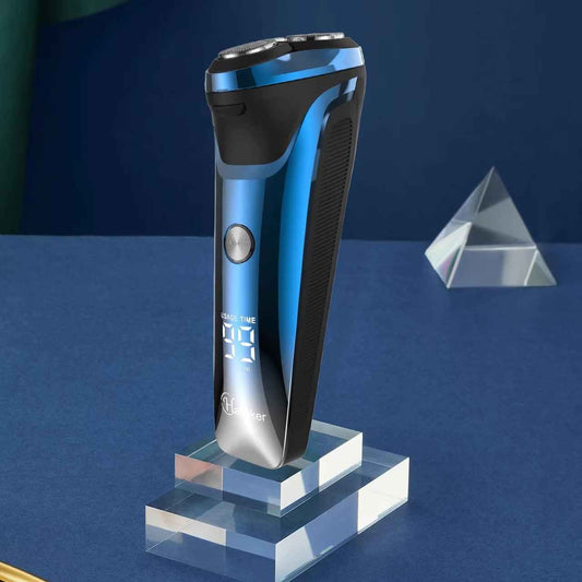 Hatteker Men's Beard Trimmer Waterproof Rotary Beard Trimmer & Electric Shaver with USB Charging