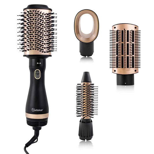 Hatteker Air Hair Styler  4-in-1  Curler, Dryer Brush, Hot Comb & Straightener