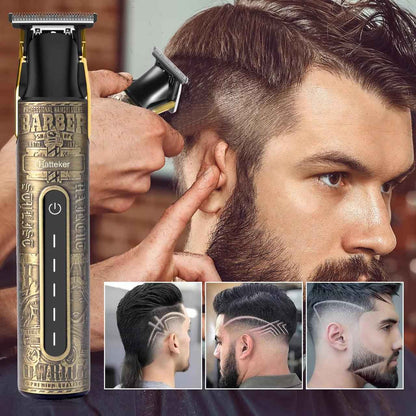 T-Blade Hair Cutting Machine - USB Rechargeable Men's Hair Trimmer & Bald Clippers