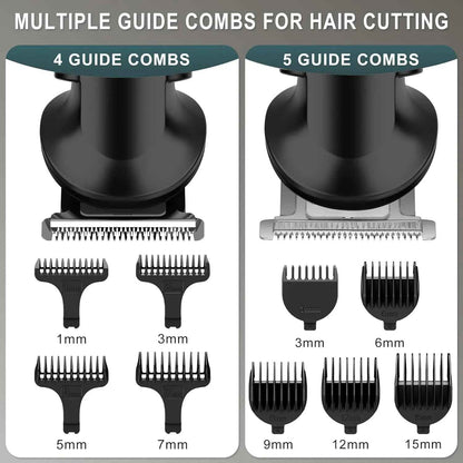 Hatteker 8-in-1 Grooming Kit – Hair Clipper Beard Trimmer Zero Gap T Blade Waterproof