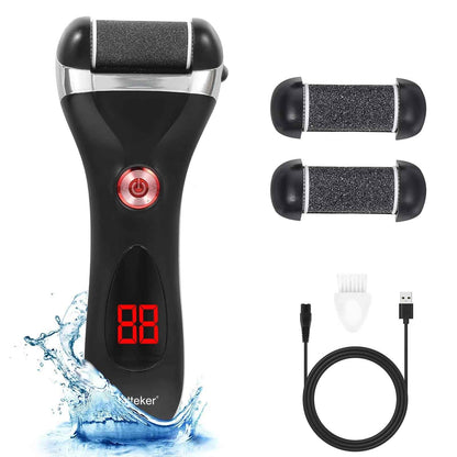 Hatteker Electric Callus Remover - USB Rechargeable Foot Sharpener with LCD