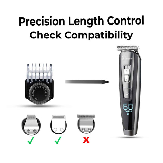 HATTEKER Adjustable Replacement Comb for RFC-588 – Precision Trimmer Guard (Small & Medium Only)