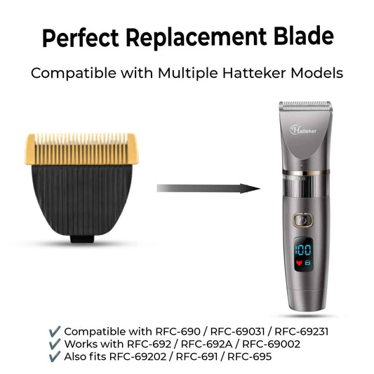 HATTEKER Replacement  Blade Ceramic Cutter For Hatteker Clipper RFC-690