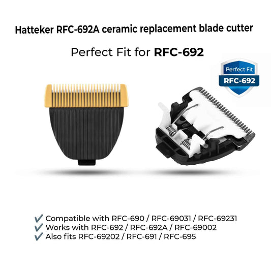 Hatteker RFC-692A Ceramic Replacement Blade Cutter – Precision Clipper Head