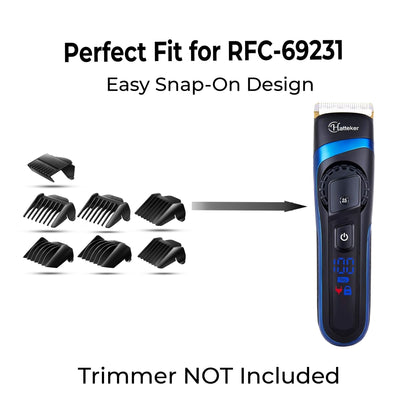 Adjustable replacement comb attachment for HATTEKER trimmer
