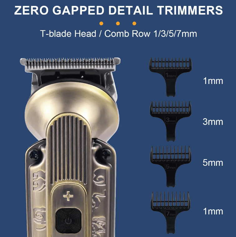 Hatteker Cordless Waterproof Beard Trimmer & Hair Clippers for Men