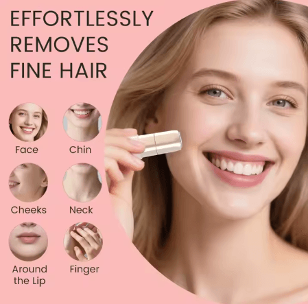 Hatteker Rechargeable Eyebrow & Facial Hair Remover – Precision Grooming Tool for Smooth Skin