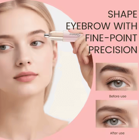 Hatteker Rechargeable Eyebrow & Facial Hair Remover – Precision Grooming Tool for Smooth Skin