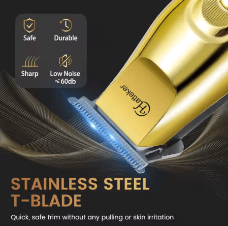Hatteker Professional Hair Trimmer for Men – Cordless & Waterproof 💈✂️