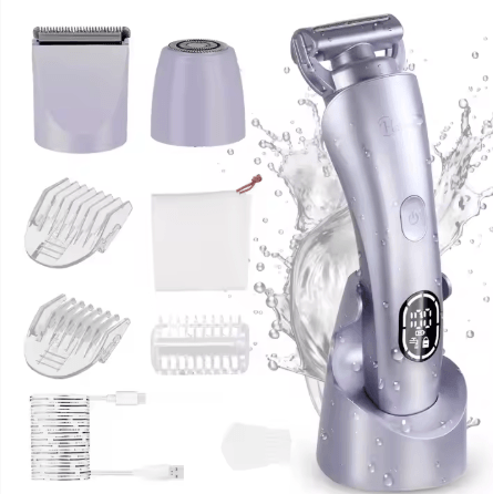 🌸 Hatteker HT-578 – 3-in-1 Rechargeable Lady Shaver 🌊 | Smooth Skin Anytime, Anywhere!