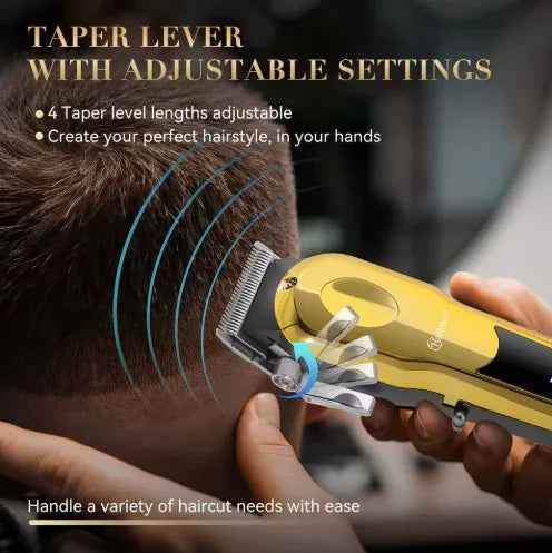 Hatteker Cordless Hair Clippers Styling Tools Set – Rechargeable Electric Hair Clipper Kit for Men