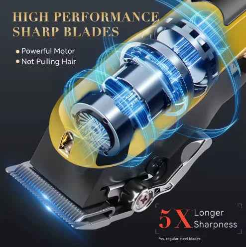 Hatteker Cordless Hair Clippers Styling Tools Set – Rechargeable Electric Hair Clipper Kit for Men