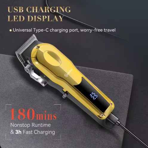 Hatteker Cordless Hair Clippers Styling Tools Set – Rechargeable Electric Hair Clipper Kit for Men
