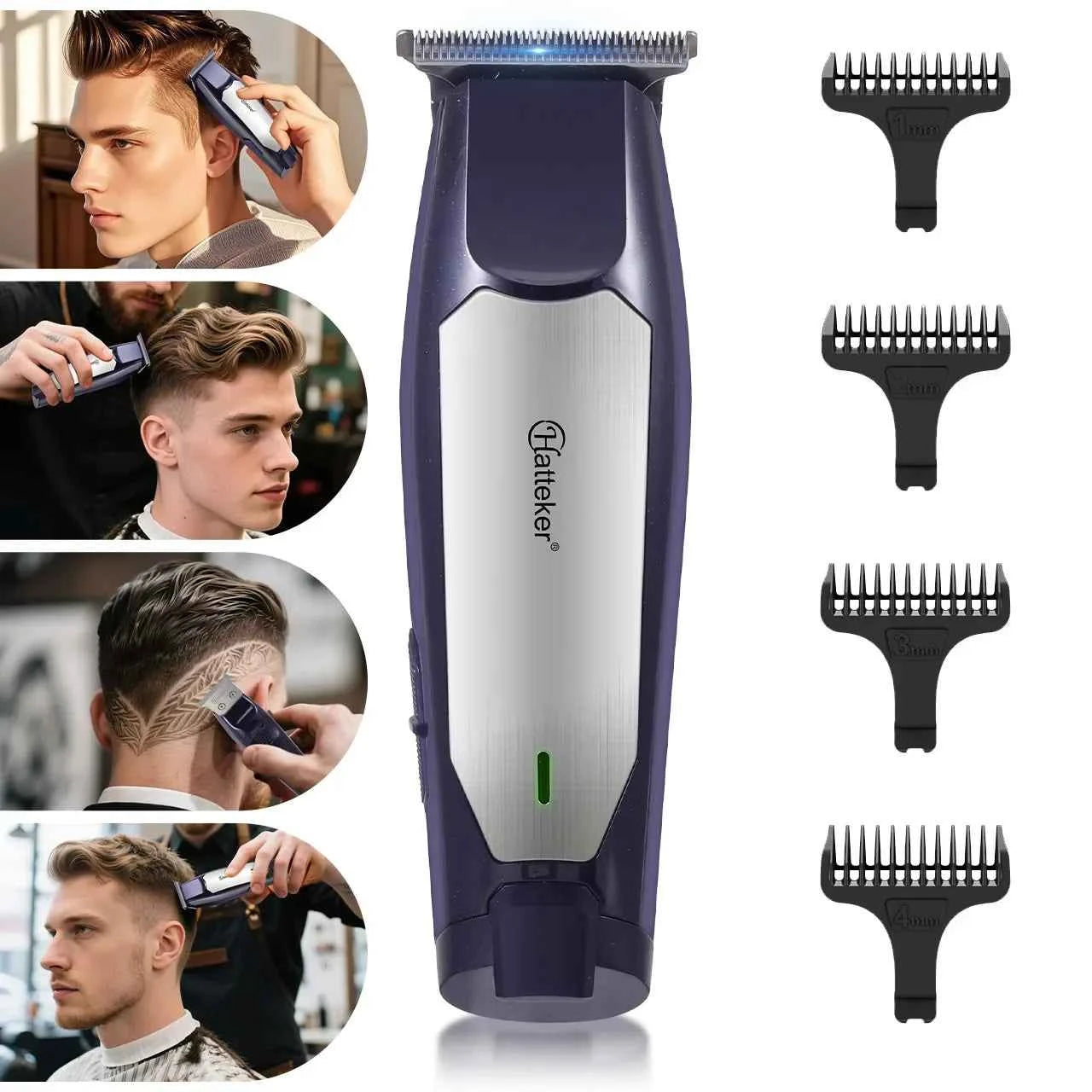 Hatteker HT-6115  MINI Portable Men's Electric Hair Clippers Home Travel Portable Shaving Machine
