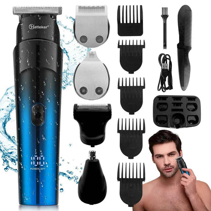 HATTEKER HT-622 Beard Trimmer – Cordless Waterproof Precision Grooming Tool for Men