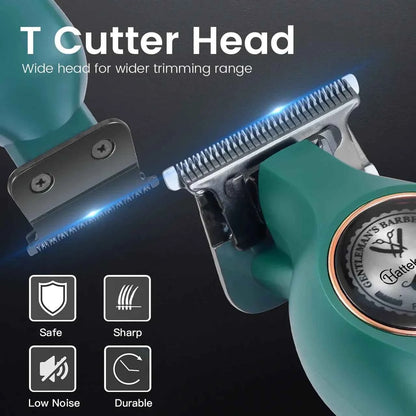Hatteker New Electric Cordless Men Clippers Professional Hair Clippers Hair Trimmer Tool