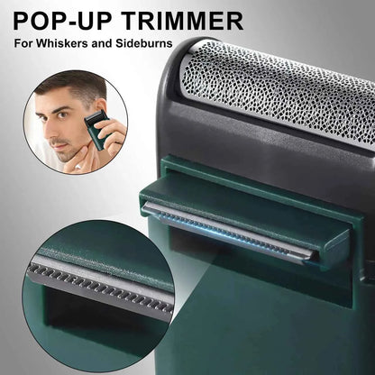 Hatteker Small Electric Shaver USB Charging Shaving Machine Powerful Retro Shaving Machine