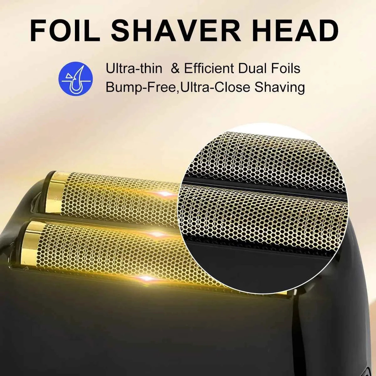 Hatteker HT-919  Foil Double  Blades Rechargeable USB  Mens Electric Shavers Razor Hair Beard Cut Trimmer Machine