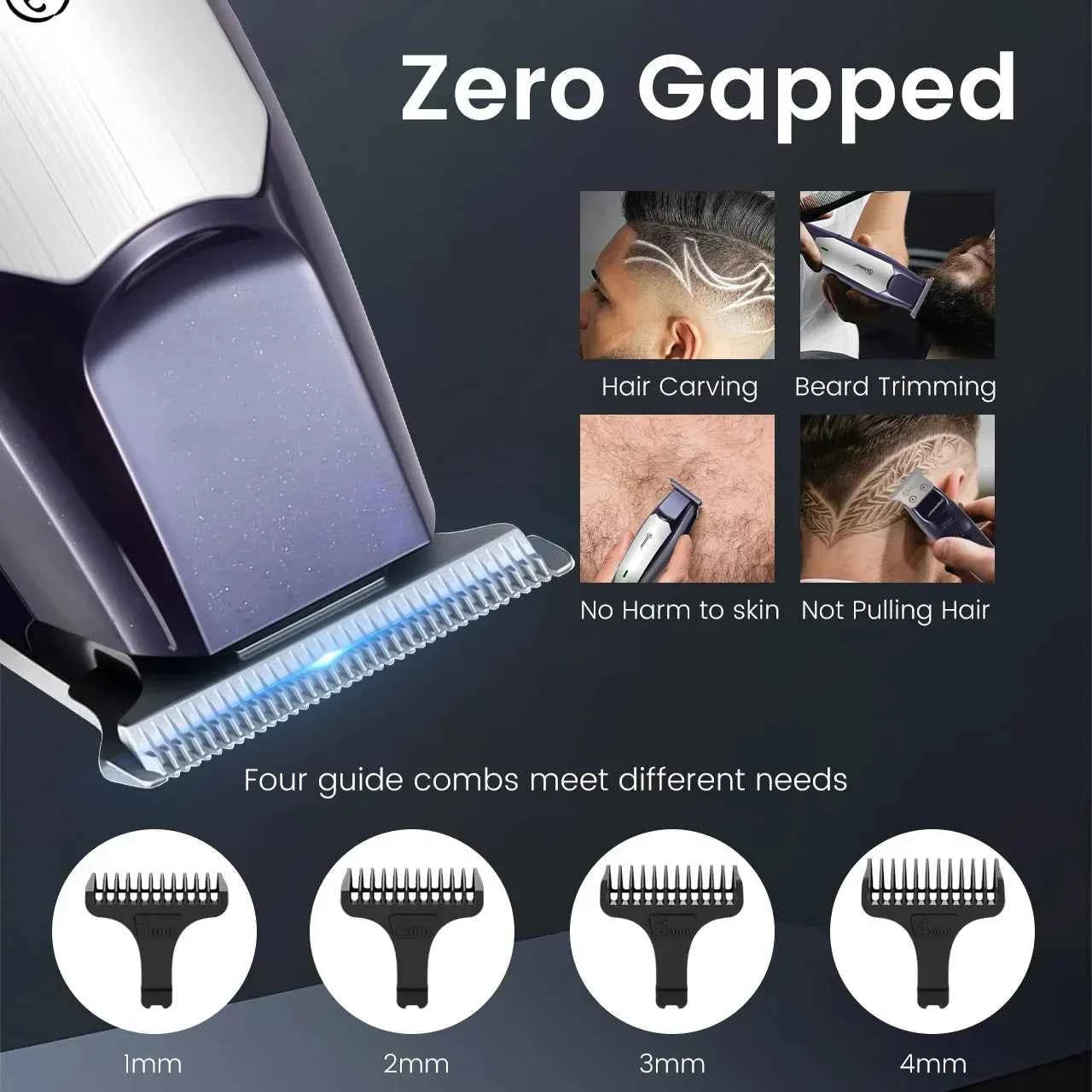 Hatteker HT-6115  MINI Portable Men's Electric Hair Clippers Home Travel Portable Shaving Machine