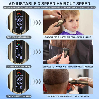 4-in-1 Hair Clipper for Hatteker – Electric Trimmer Shaving Grooming Kit