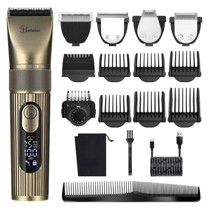 4-in-1 Hair Clipper for Hatteker – Electric Trimmer Shaving Grooming Kit