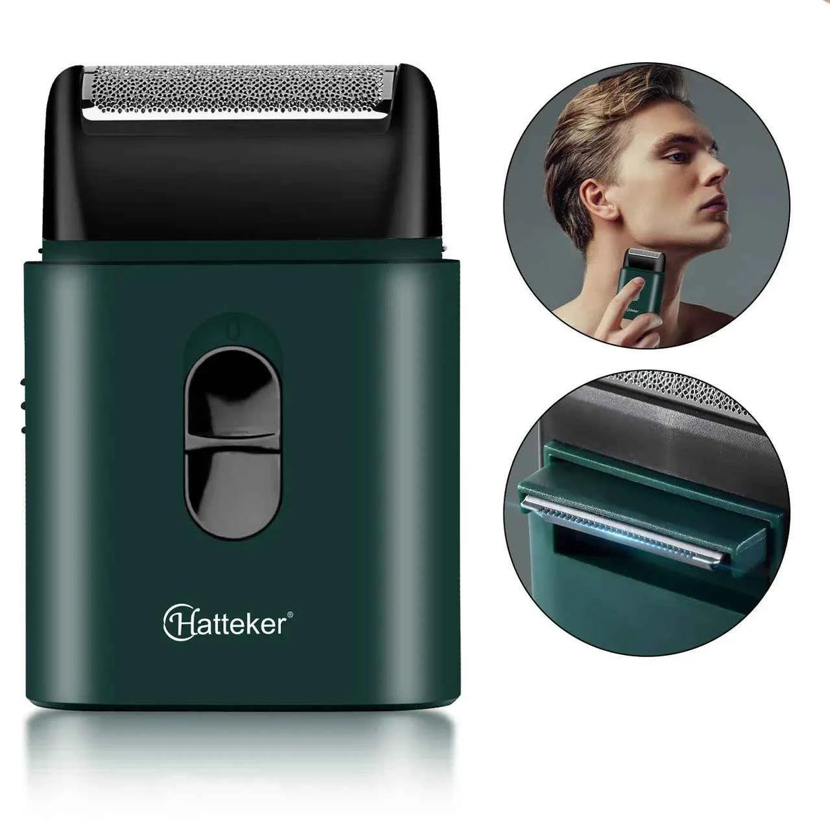 Hatteker Small Electric Shaver USB Charging Shaving Machine Powerful Retro Shaving Machine
