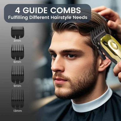 Hatteker New Model Hair Cutting Machine Electric Trimmer Rechargeable Professional Cordless Hair Clippers for Men