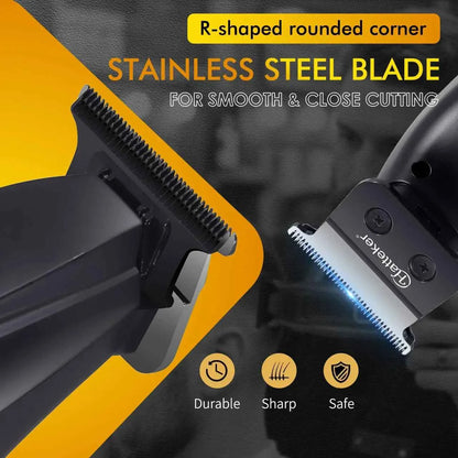 HATTEKER  HT-6135 Electric Razor Hair Clippers LCD Digital Display Hair Salon Hairdressing Tools for Men