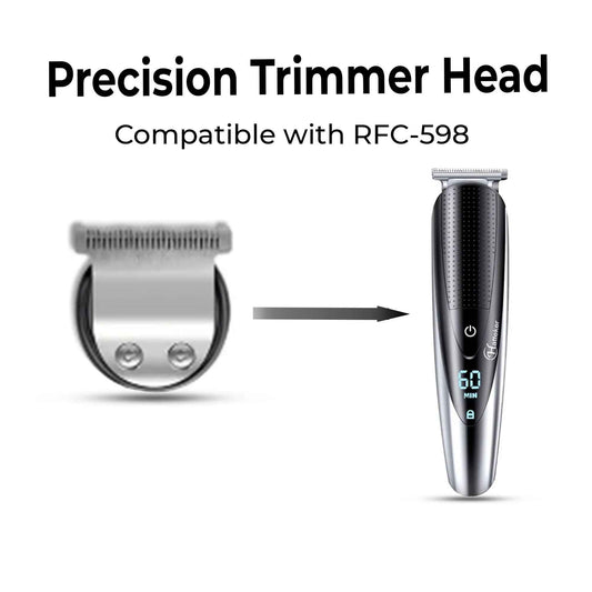 HATTEKER Precision Trimmer & Micro Shaver Head (Large) for RFC-598 – Replacement Detail Grooming Attachment