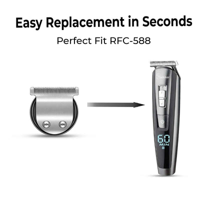 HATTEKER Large Precision Trimmer Head RFC-588 – Micro Shaver Replacement Attachment Wide Grooming Blade