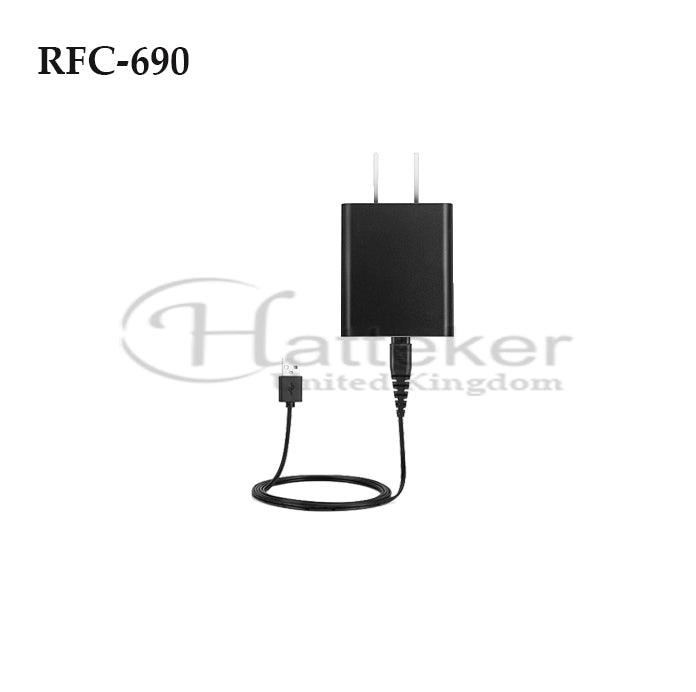 HATTEKER USB And Plug Charger RFC-690 Fast and Reliable Head Charger Compatible for Hatteker Trimmer RFC-690 - HATTEKER