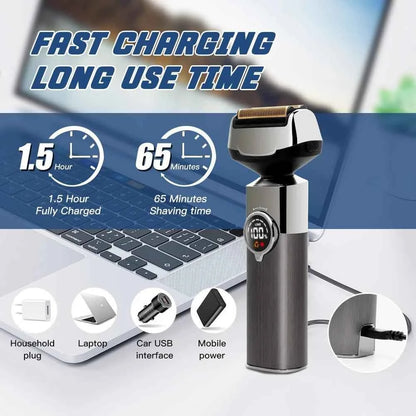 Electric shaver 3 in 1 beard grooming set for men waterproof cordless hair trimmer USB charging nose trimmer