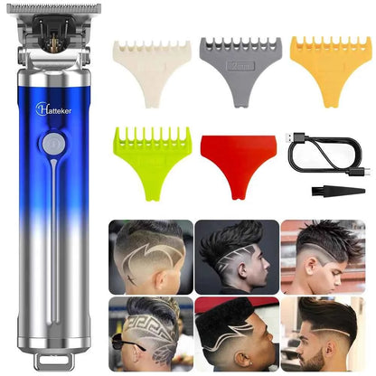 HATTEKER Beard Hair Trimmer for Men Professional Grooming Cutting Kit Mustache