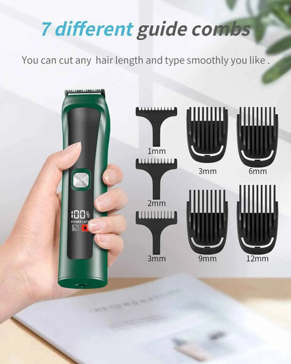 Hatteker 5-in-1 Pro Hair Clipper Set | USB Charging Hair Trimmer for Men