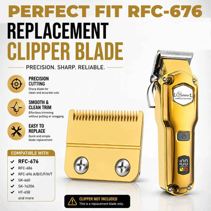Hatteker Ceramic Replacement Blade Cutter for RFC-676 – Precision Clipper Spare Part