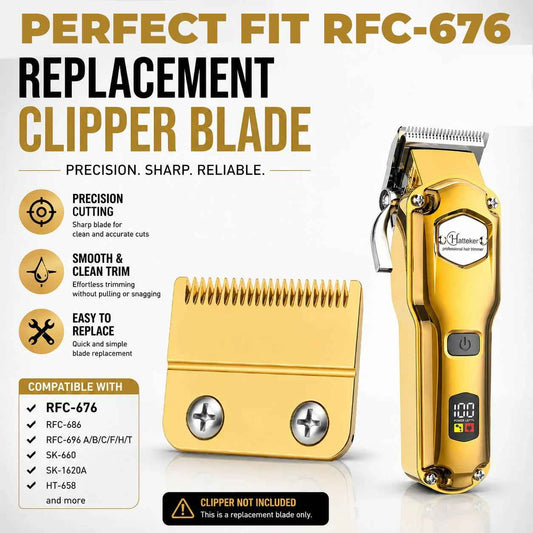 Hatteker Ceramic Replacement Blade Cutter for RFC-676 – Precision Clipper Spare Part