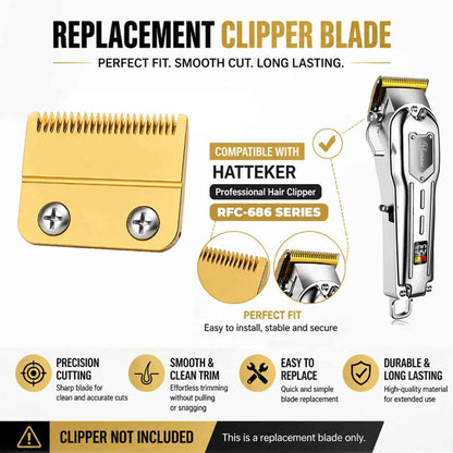 Hatteker Ceramic Replacement Blade Cutter for RFC-686 – Precision Clipper Spare Part