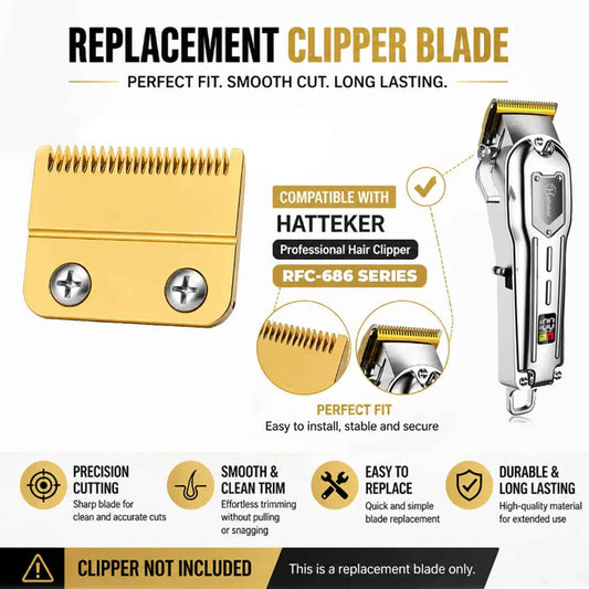 Hatteker Ceramic Replacement Blade Cutter for RFC-686 – Precision Clipper Spare Part